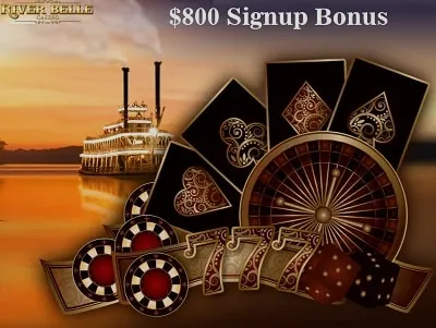 800 Bonus at River Belle Casino 